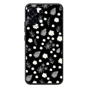 Чехлы с тематикой "ЦВЕТЫ" на OPPO A6 Pro (цветение на чорном)