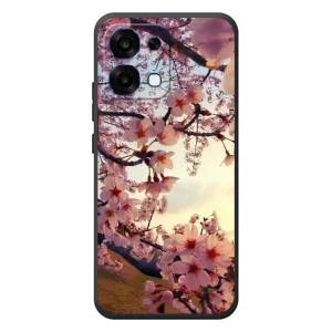 Чехол с принтом САКУРЫ на OPPO A6 Pro (Цветущая сакура)