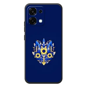 Чехол Укр Символика для OPPO A6 Pro (Цветущий Герб)