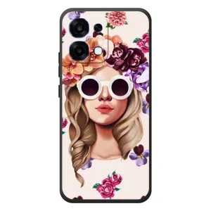 Чохол з картинкою Модні Дівчата OPPO A6 Pro (Дівчина в окулярах)