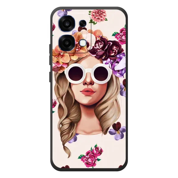 Чехол с рисунком «Девушка в очках» для OPPO A6 Pro Чехол с рисунком «Девушка в очках» для OPPO A6 Pro