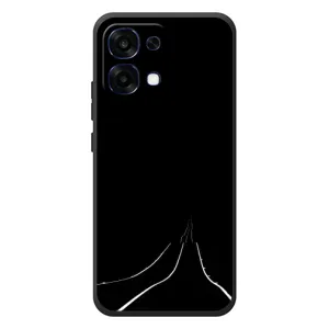 Чехол с картинками на черном фоне для OPPO A6 Pro (Дорога)