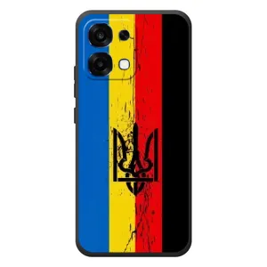 Чехлы УПА (Красно-Чёрный) на OPPO A6 Pro (Флаг УПА)