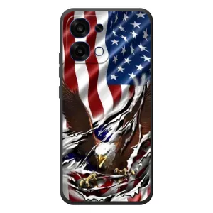 Чехол Флаг USA для OPPO A6 Pro (Флаг USA)