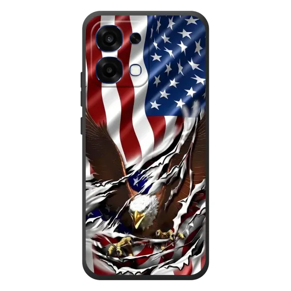 Чехол с рисунком «Флаг USA» для OPPO A6 Pro Чехол с рисунком «Флаг USA» для OPPO A6 Pro