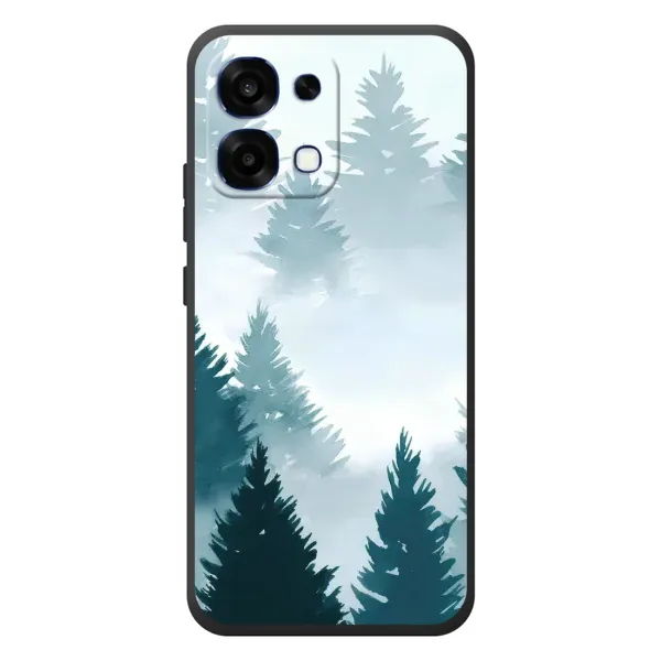 Чехол с рисунком «Горный лес» для OPPO A6 Pro