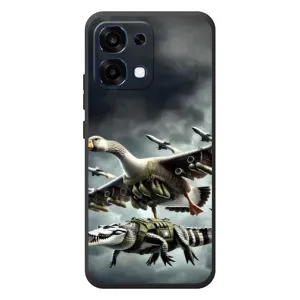 Чохол з мемами траралело тралала для OPPO A6 Pro (Гусіні і крокоділо)