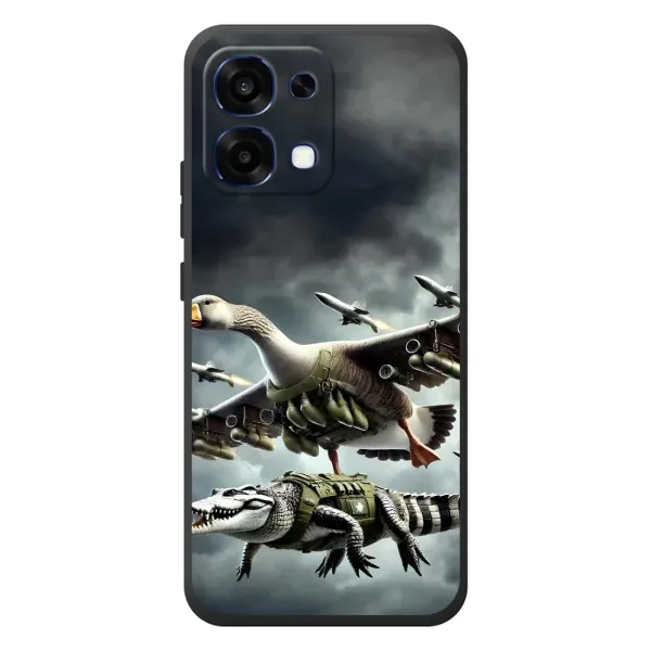 Чехол с рисунком «Гусини и крокодило» для OPPO A6 Pro Чехол с рисунком «Гусини и крокодило» для OPPO A6 Pro