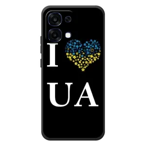 Силиконовый Чехол на OPPO A6 Pro (Я-Украина) (I Love UA)