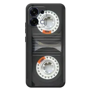 Чехол с Прикольным принтом на OPPO A6 Pro (Кассета магнитофона)