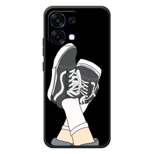 Чехол с Прикольным принтом на OPPO A6 Pro (Кеды)