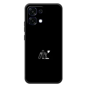 Чехол с картинками на черном фоне для OPPO A6 Pro (Книжки)