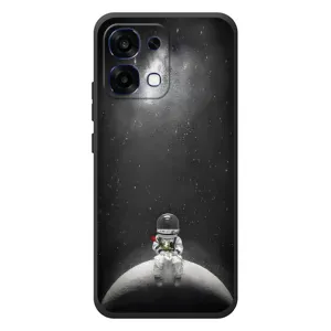 Силіконовый Чохол з принтом "Космонавти" на OPPO A6 Pro (Космонавт романтик)