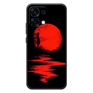 Літній Чохол на OPPO A6 Pro (Червоний Захід сонця)