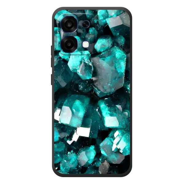 Чехол с рисунком «Кристалы» для OPPO A6 Pro