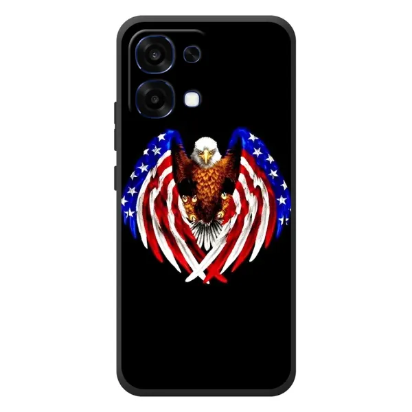 Чехол с рисунком «Крылья США» для OPPO A6 Pro Чехол с рисунком «Крылья США» для OPPO A6 Pro