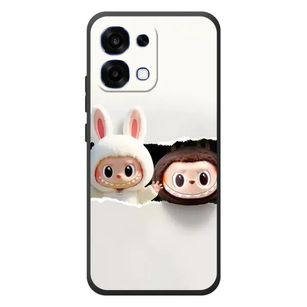 Чехол с рисунком «Фигурки Labubu» для OPPO A6 Pro Чехол с рисунком «Фигурки Labubu» для OPPO A6 Pro