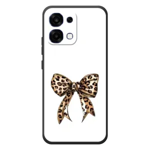 Чехол банты для OPPO A6 Pro (Леопардовый принт)