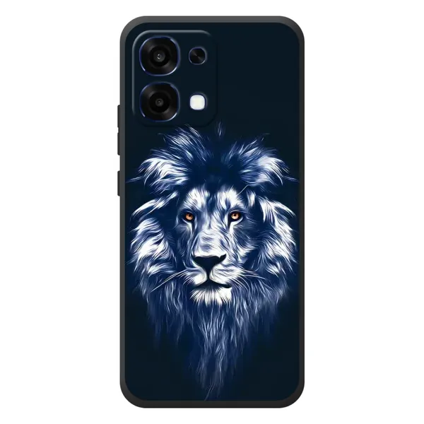 Чехол с рисунком «Лев - синий» для OPPO A6 Pro Чехол с рисунком «Лев - синий» для OPPO A6 Pro
