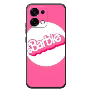Силиконовый Чехол Барби Фильм на OPPO A6 Pro (Лого Барби)