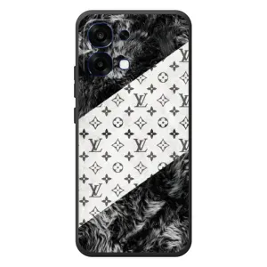 Чехол Стиль Louis Vuitton на OPPO A6 Pro (LV на белом)