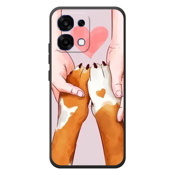Чехол с рисунком «Любовь к собакам» для OPPO A6 Pro