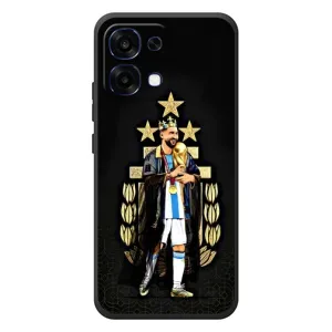 Чехлы Лео Месси Аргентина для OPPO A6 Pro (Месси король)