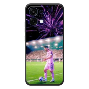 Чехлы Лео Месси в Майами на OPPO A6 Pro (Месси в Майами)