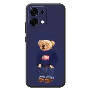 Чехол с рисунком «Мишка USA» для OPPO A6 Pro