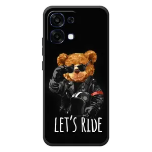 Чехол с рисунком «Модный Мишка» для OPPO A6 Pro