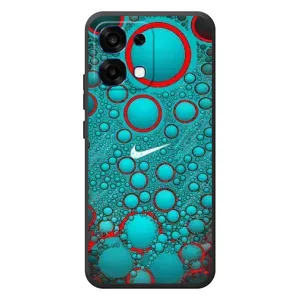 Силиконовый Чехол на OPPO A6 Pro с картинкой Nike (Найк зеленый)