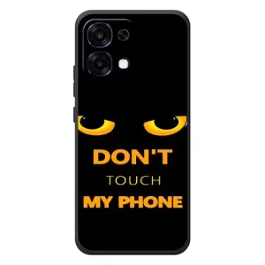 Чехол с Прикольным принтом на OPPO A6 Pro (Не трогай мой телефон)