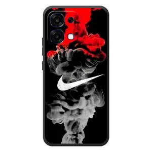 Силиконовый Чехол на OPPO A6 Pro с картинкой Nike (Nike дым)