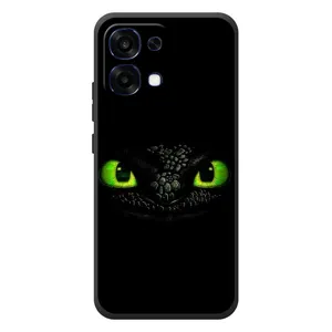 Чехол дракон Беззубик для OPPO A6 Pro (Глаза Беззубика)