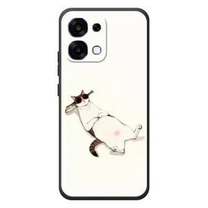 Чехол на тематику: Коты для OPPO A6 Pro (Отдых)