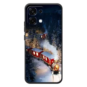 Силіконовий бампер на різдво для OPPO A6 Pro (Потяг)