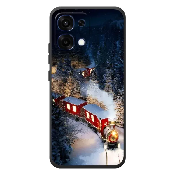 Чехол с рисунком «Поезд» для OPPO A6 Pro