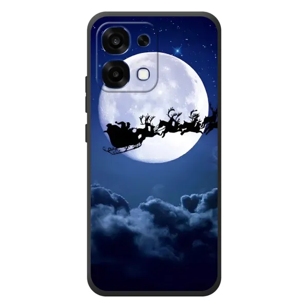 Чехол с рисунком «Санта - луна» для OPPO A6 Pro
