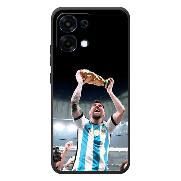 Чехол с рисунком «Счастливый Месси» для OPPO A6 Pro Чехол с рисунком «Счастливый Месси» для OPPO A6 Pro