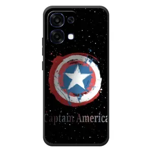 Чехол с Щитом Капитана Америки на OPPO A6 Pro (Щит Капитана)