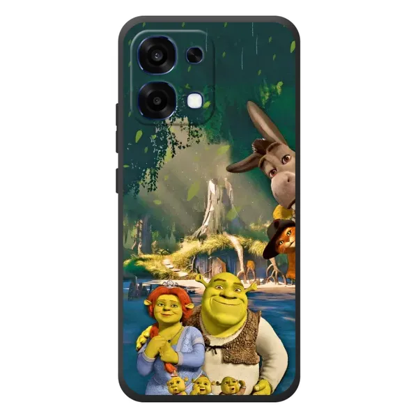 Чехол с рисунком «Шрек и Фиона» для OPPO A6 Pro Чехол с рисунком «Шрек и Фиона» для OPPO A6 Pro