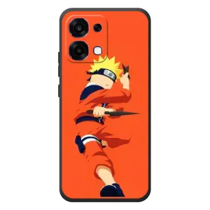 Чехлы с принтом Наруто на OPPO A6 Pro (Силуэт Наруто)