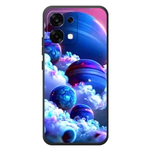 Чохли КОСМОС на OPPO A6 Pro (Сині планети)