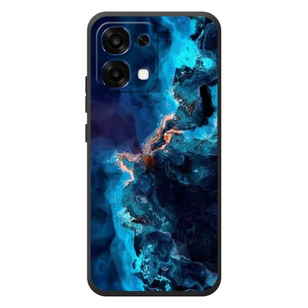 Чехол с рисунком «Синий мрамор» для OPPO A6 Pro Чехол с рисунком «Синий мрамор» для OPPO A6 Pro