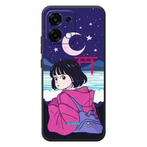 Чехол с персонажами АНИМЕ на OPPO A6 Pro (Синобу Миякэ)