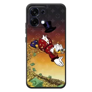 Силиконовый чехол для OPPO A6 Pro (Скрудж Луи Виттон)