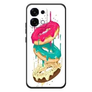 Чохол з зображенням смачної їжі для OPPO A6 Pro (Соковиті пончики)