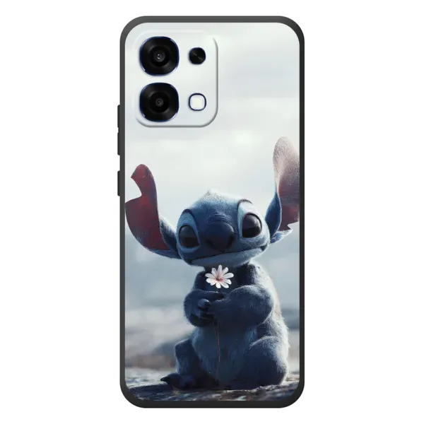 Чехол с рисунком «Стич с цветочком» для OPPO A6 Pro Чехол с рисунком «Стич с цветочком» для OPPO A6 Pro
