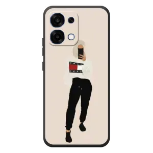 Силіконовый Чохол на OPPO A6 Pro з картинкой Модных девушек (Стильна)