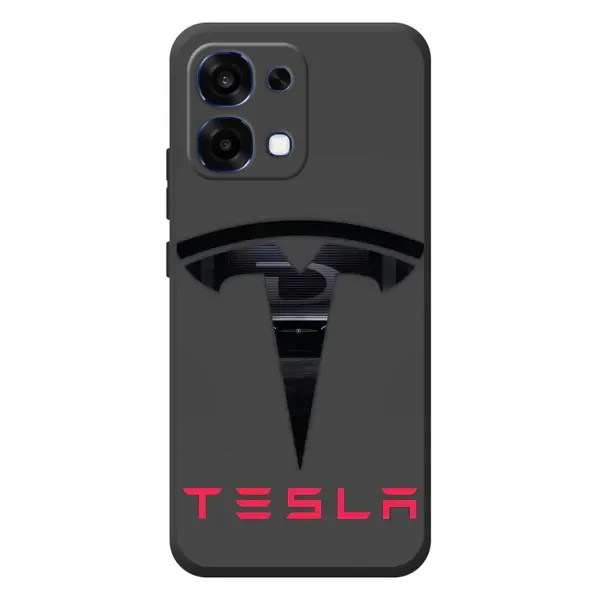 Чехол с рисунком «Logo TESLA» для OPPO A6 Pro